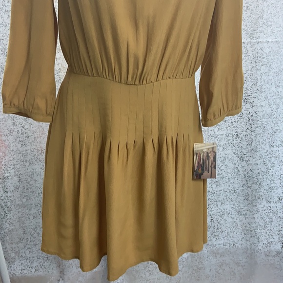 UO Kimchi Blue NWT Mustard Yellow dress - Picture 4 of 9